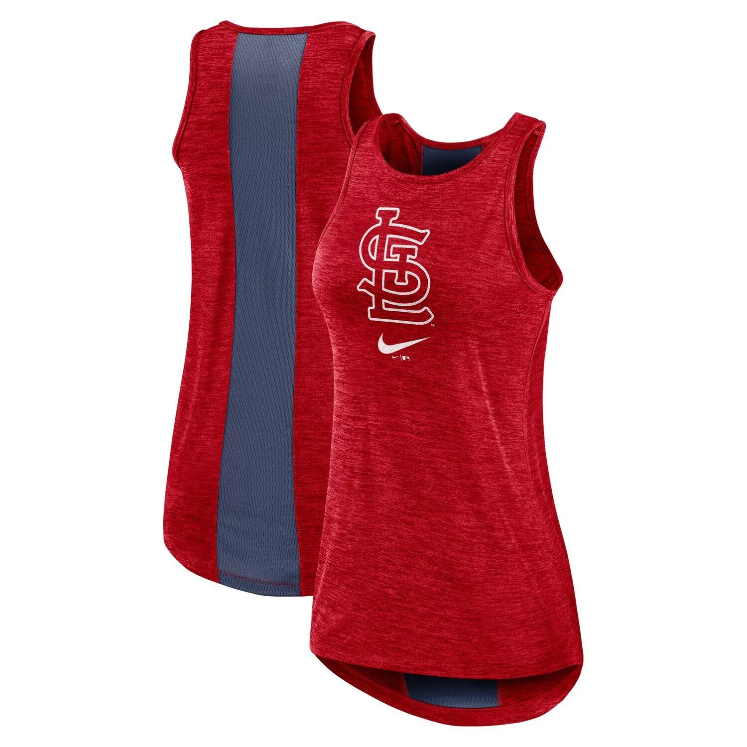 

Женская красная майка Nike St. Louis Cardinals Right Mix с высоким воротником Nike, Красный