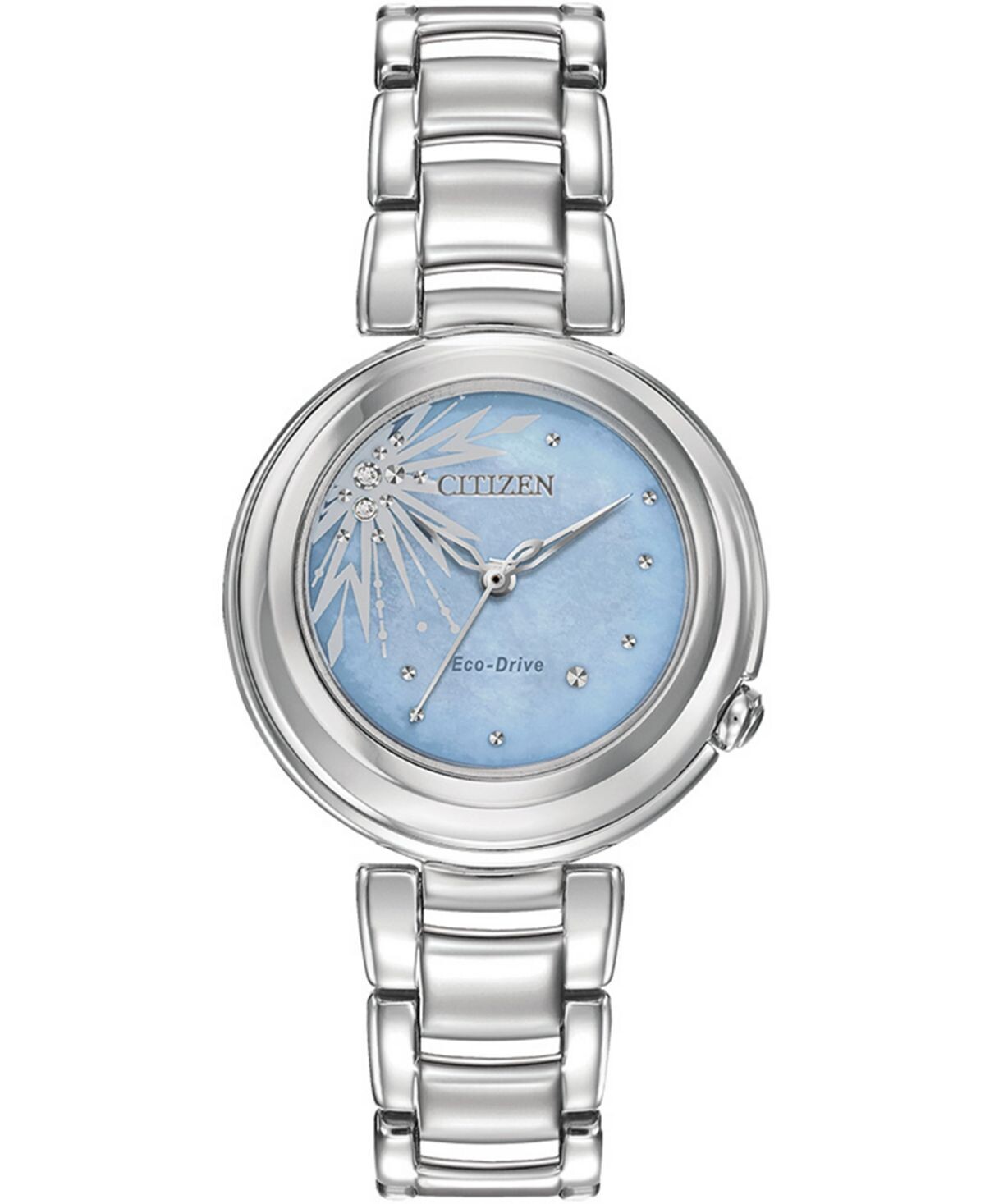 

Женские часы Citizen Eco-Drive Elsa с браслетом из нержавеющей стали с бриллиантами, 31 мм