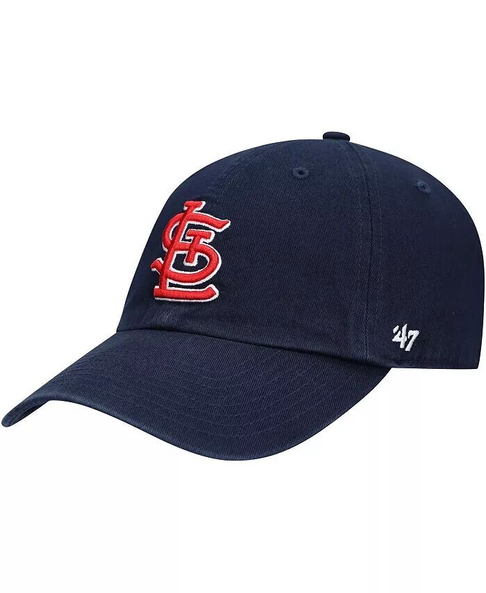 

Мужская темно-синяя регулируемая шляпа St. Louis Cardinals Clean Up '47 Brand, синий