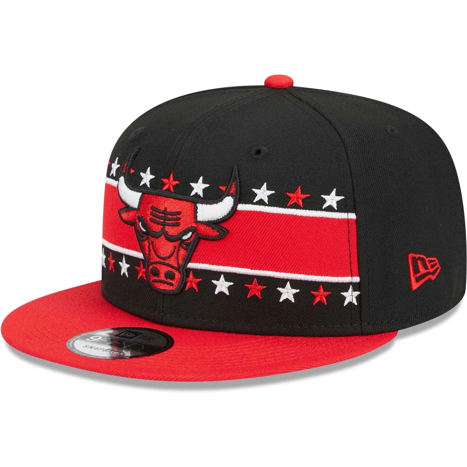 

Мужская черная кепка New Era Chicago Bulls со звездами 9FIFTY Snapback