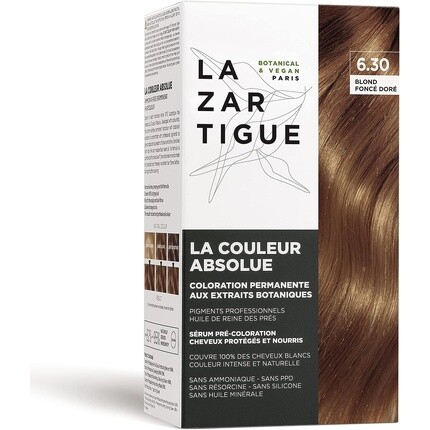 

Краска для волос Lazartigue La Couleur Absolue The Absolute Color 6.30 Темно-золотистый блондин