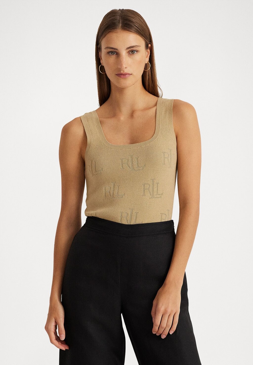 

Топ Lauren Ralph Lauren ONOFRYO SLEEVELESS, цвет birch tan