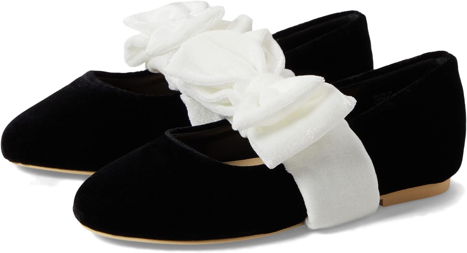 

Балетки Velvet Bow Flat Janie and Jack, цвет Multicolor