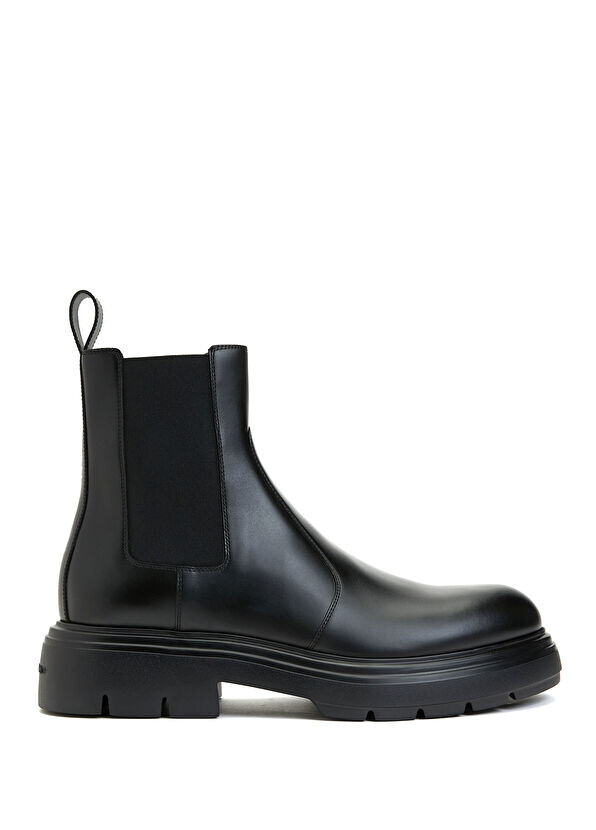 

Мужские кожаные ботинки Ferragamo, черный
