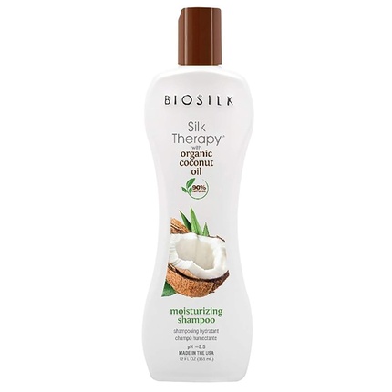 BioSilk Silk Therapy Увлажняющий шампунь с кокосовым маслом 355 мл