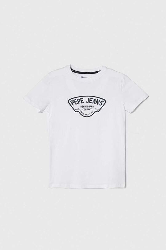 

Pepe Jeans Детская хлопковая футболка REGEN, белый