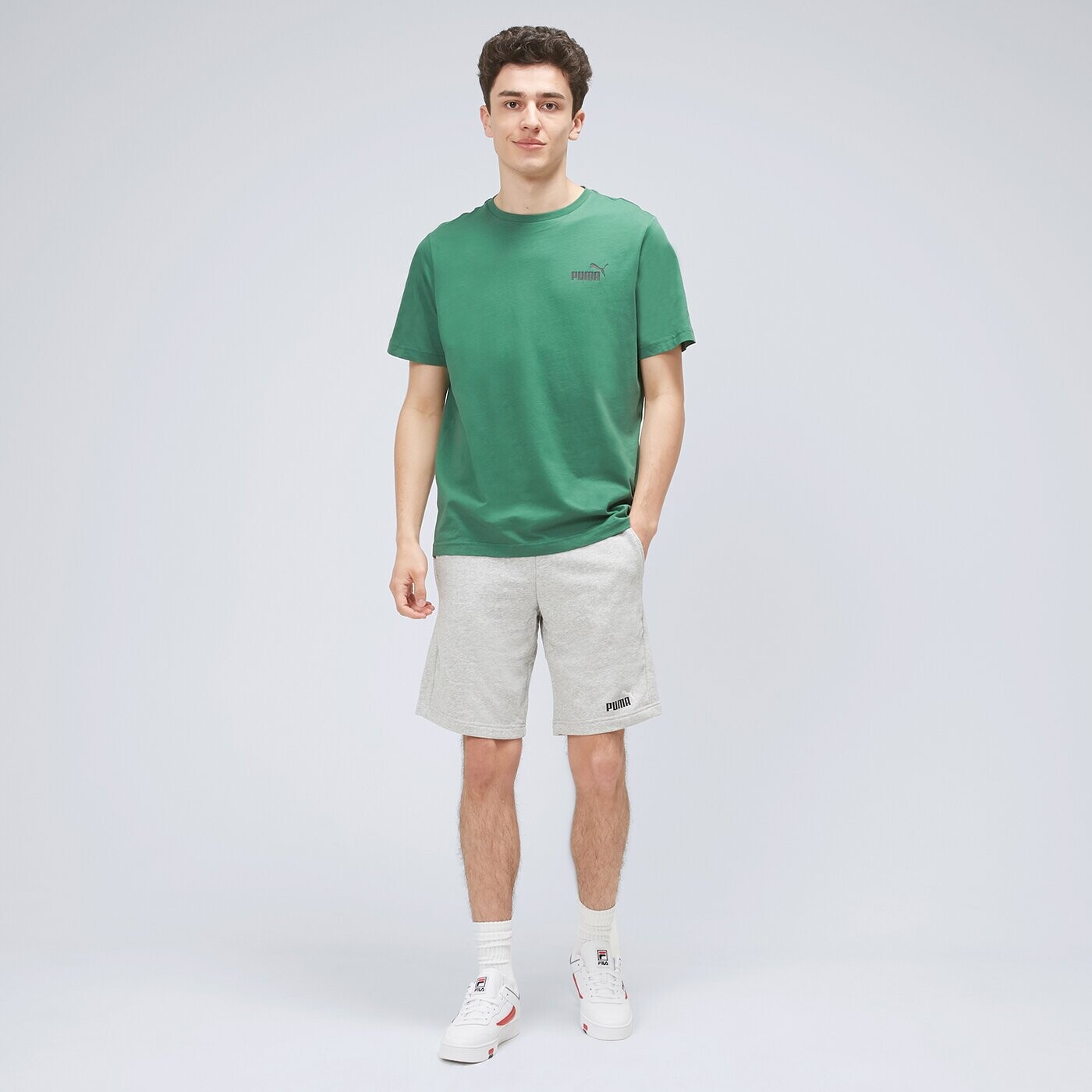 

Футболка Puma с маленьким логотипом, зеленый