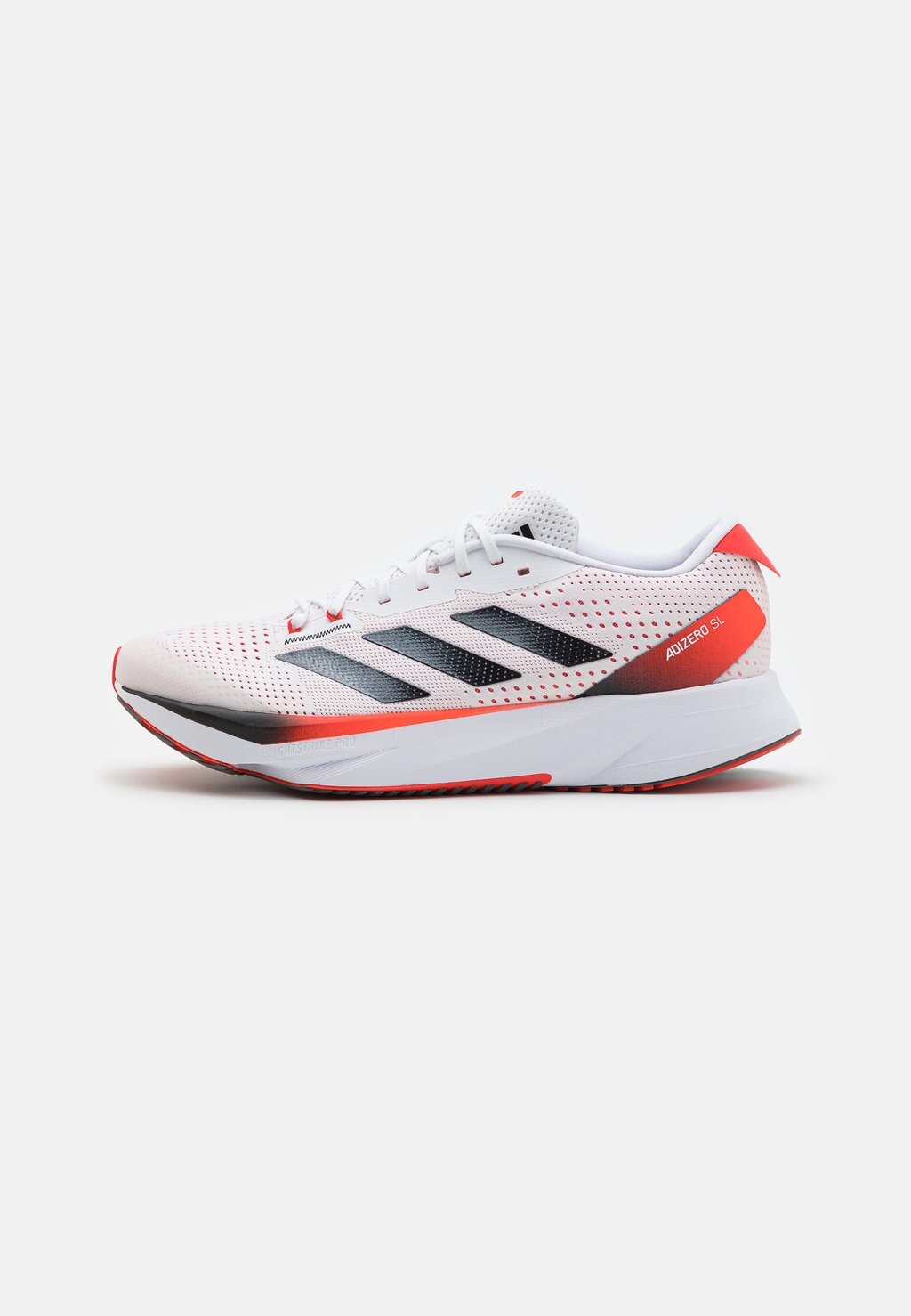 

Нейтральные кроссовки Adizero Sl Adidas, цвет footwear white/core black/bright red