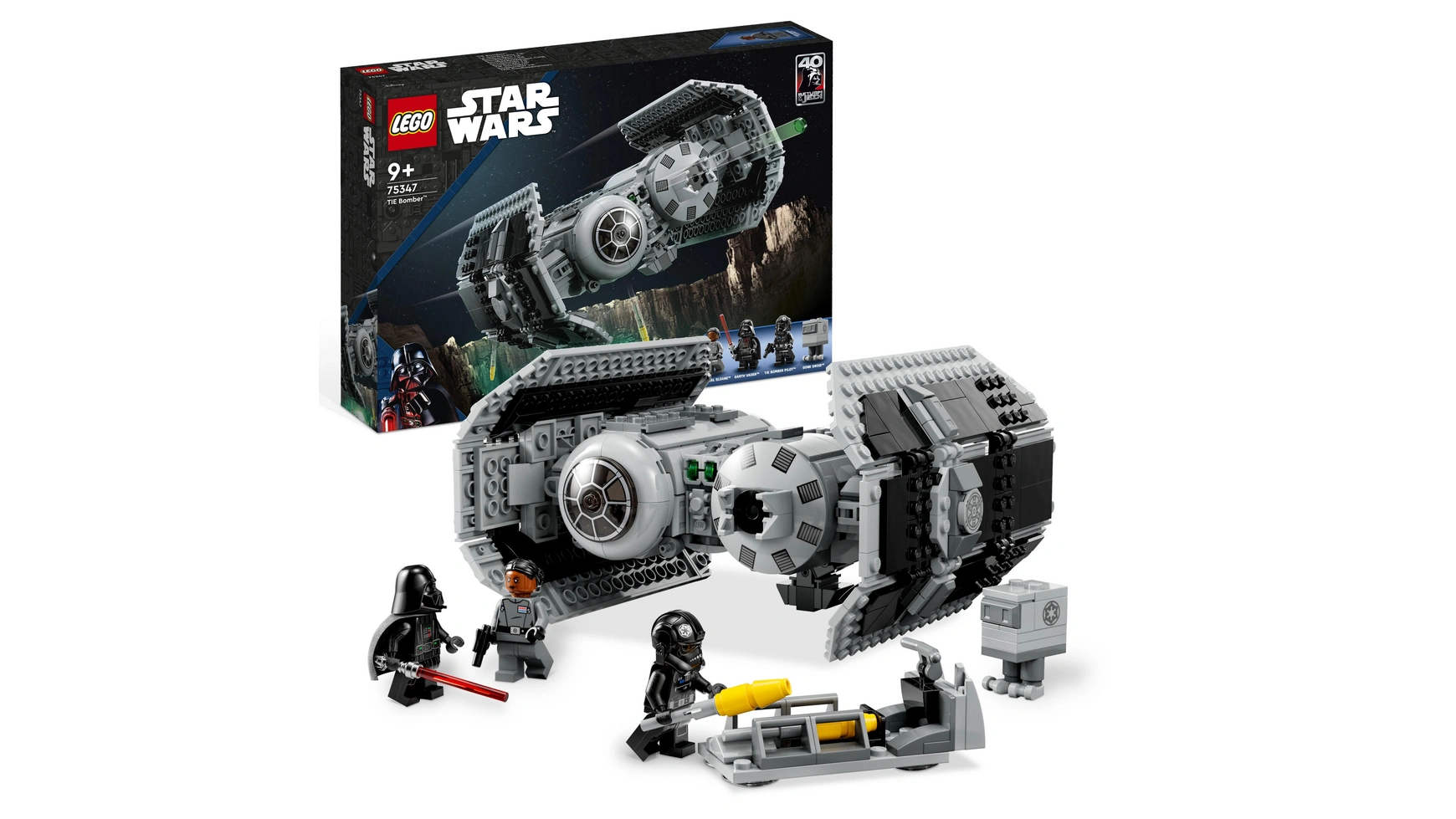 Lego Star Wars Модель TIE-бомбы с Дартом Вейдером lego звездные войны империя наносит удар
