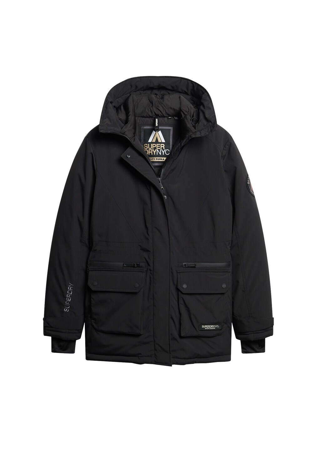 

Межсезонная парка Superdry, черный