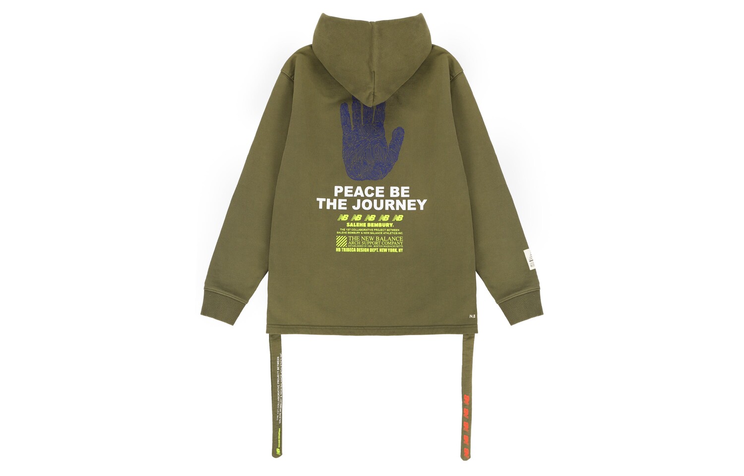 

Толстовка New Balance x Salehe Bembury, зеленый