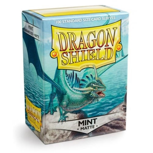 Чехол для карточек Dragon Shield Matte Mint Sleeves (100) Dragon Shield