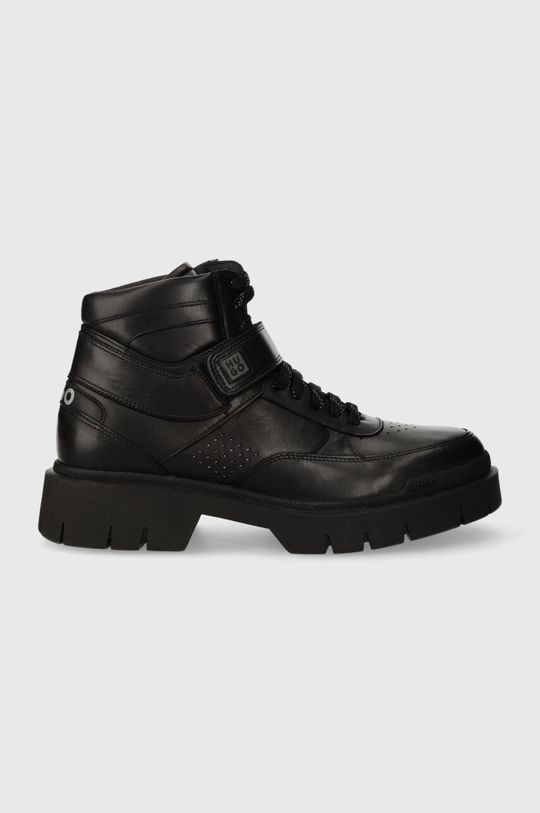 Кожаные походные ботинки Denzel Hugo, черный ботинки hugo cubite серый