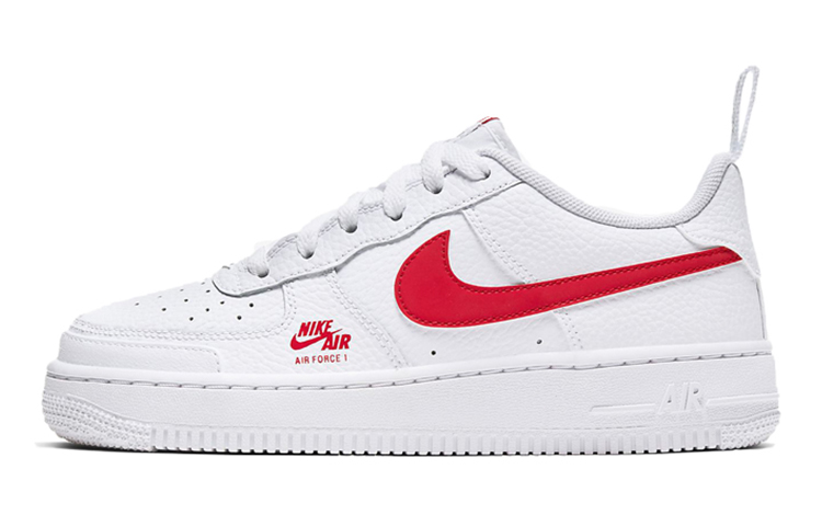 

Nike Air Force 1 GS Белый университетский красный