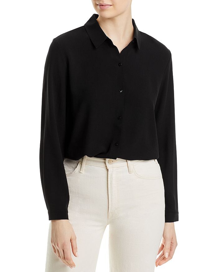

Шелковая рубашка с классическим воротником Eileen Fisher