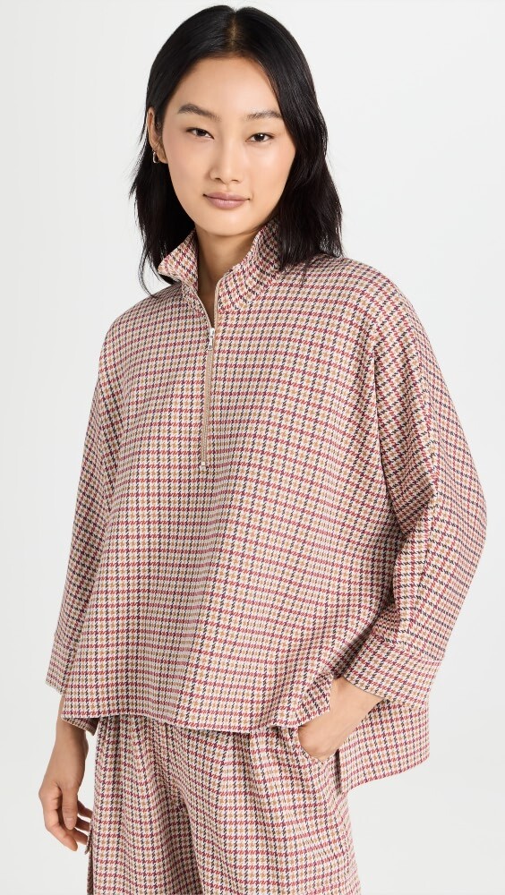 

Блуза Rosetta Getty Zip Up Caftan, разноцветный
