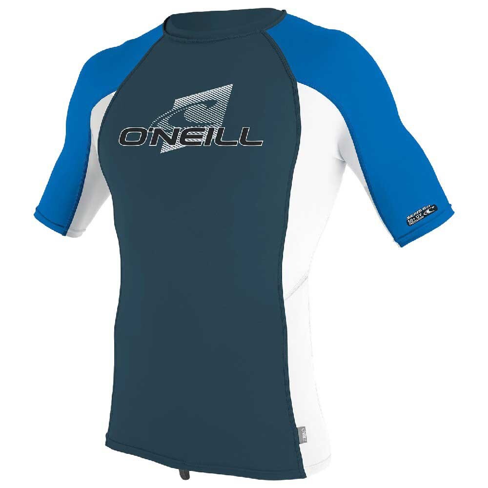 Рашгард O´neill Wetsuits Basic Skins Sun Short Sleeve, синий цена и фото