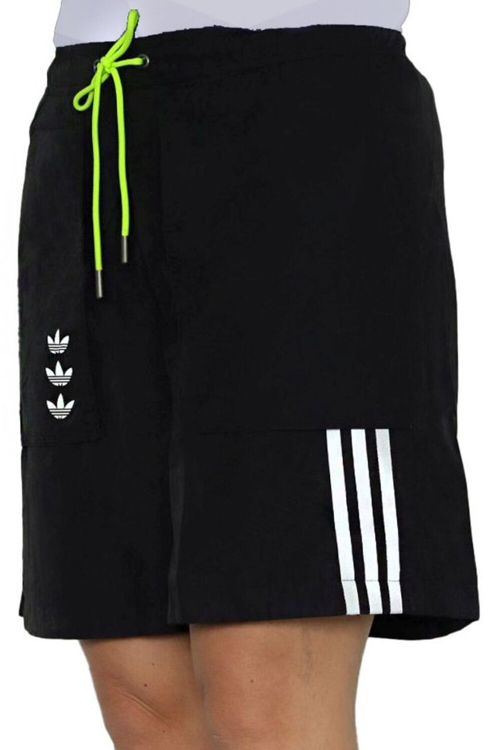 

Спортивные шорты - черные - нормальная талия adidas, черный