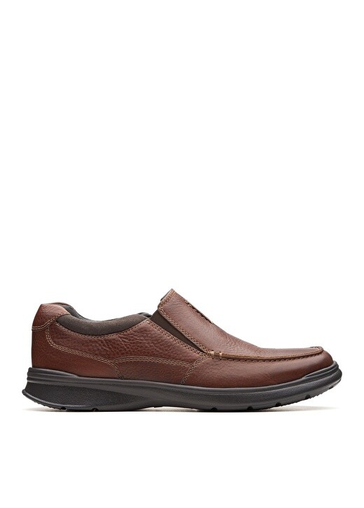 

Коричневые мужские кожаные повседневные туфли Clarks, Коричневый
