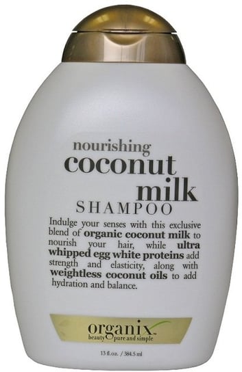 Увлажняющий шампунь с кокосовым молоком 385мл Nourishing + Coconut Milk Shampoo, Organix сыворотка с кокосовым молоком bodyography coconut milk serum 29 мл