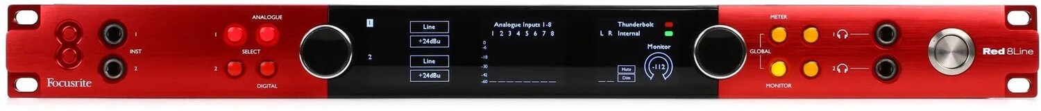 

Аудиоинтерфейс Focusrite Red 8Line Thunderbolt 3 с Dante