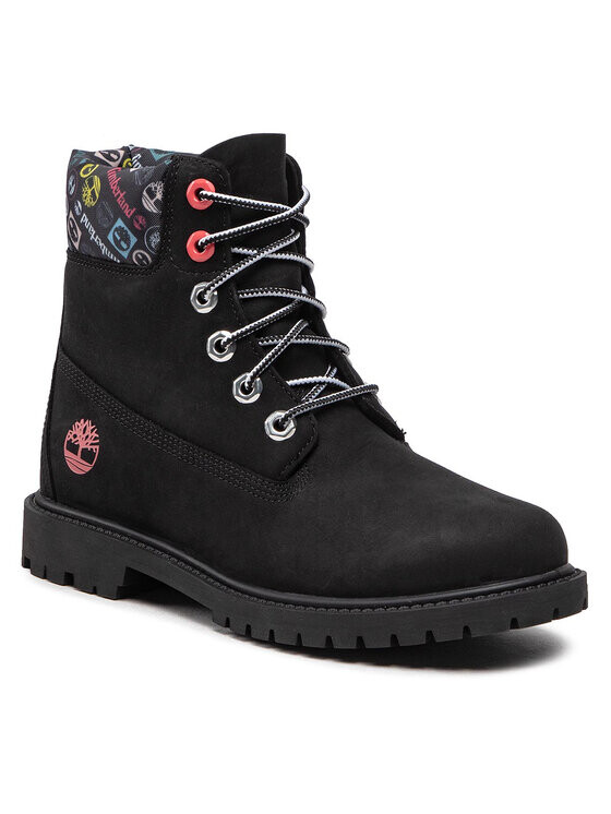 

Ботильоны на шнуровке Timberland, черный