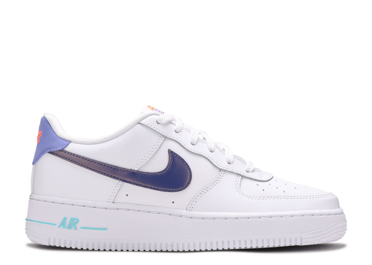 

Кроссовки Nike Air Force 1 Lv8 1 Gs 'White Dark Purple Dust', белый