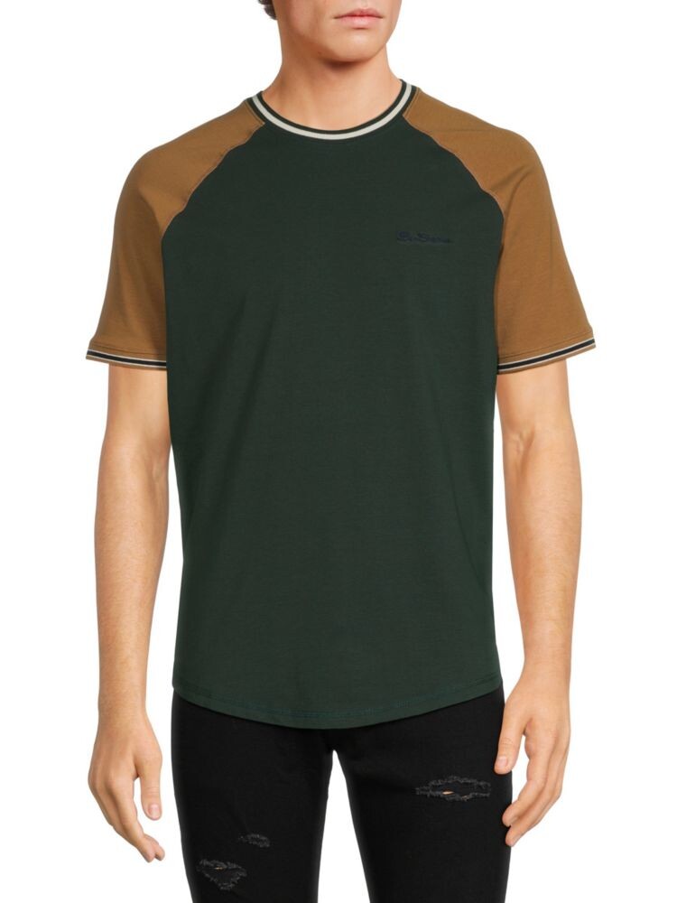 

Футболка Ringer с рукавами реглан Ben Sherman, цвет Spruce