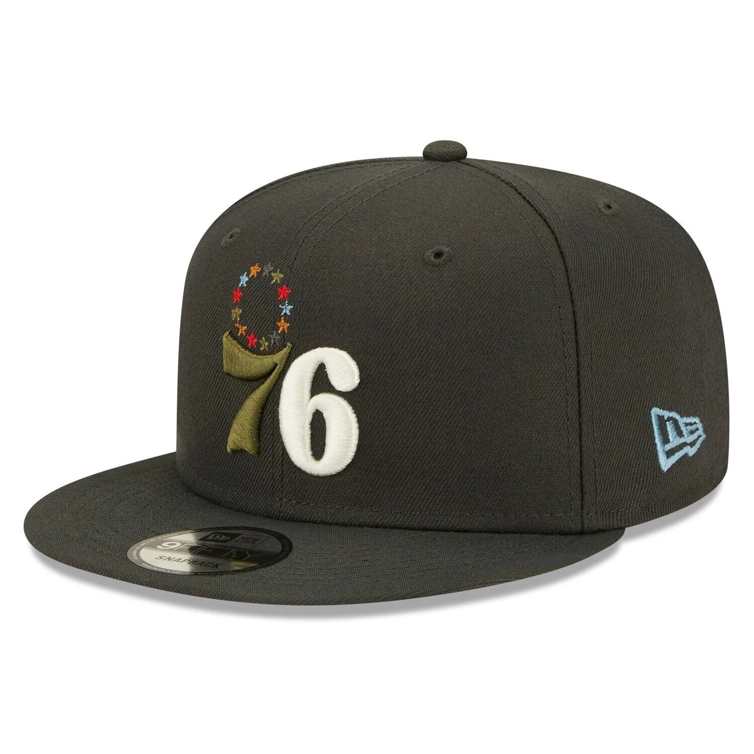 

Мужская темно-серая кепка New Era Philadelphia 76ers Color Pack Multi 9FIFTY Snapback