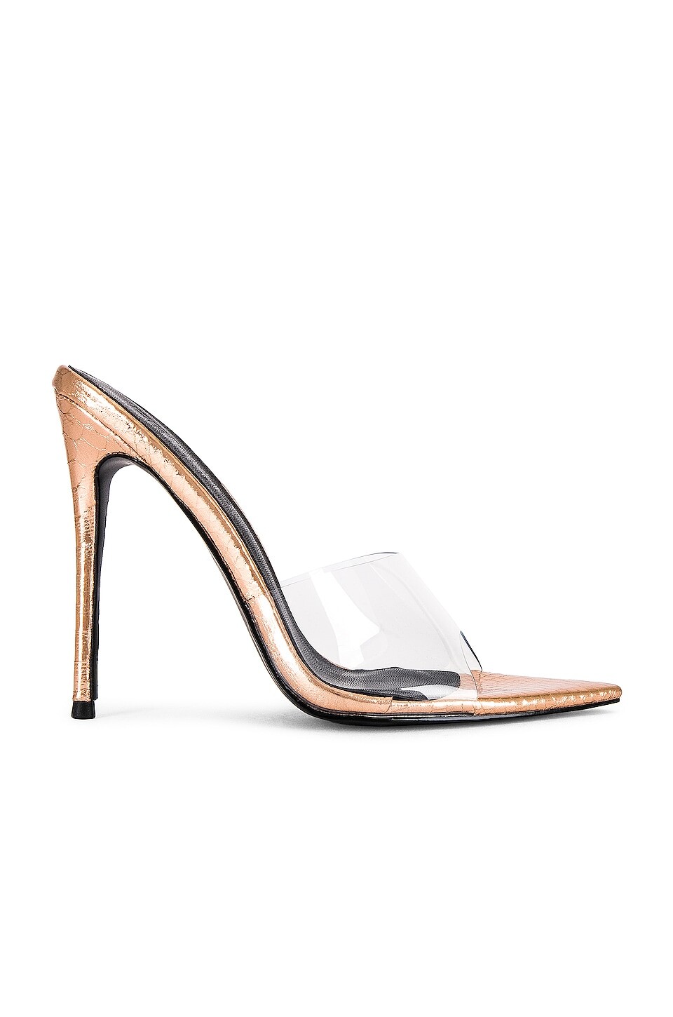 

Мюли FEMME LA Gianni Faux Python Leather, цвет Rose Oro