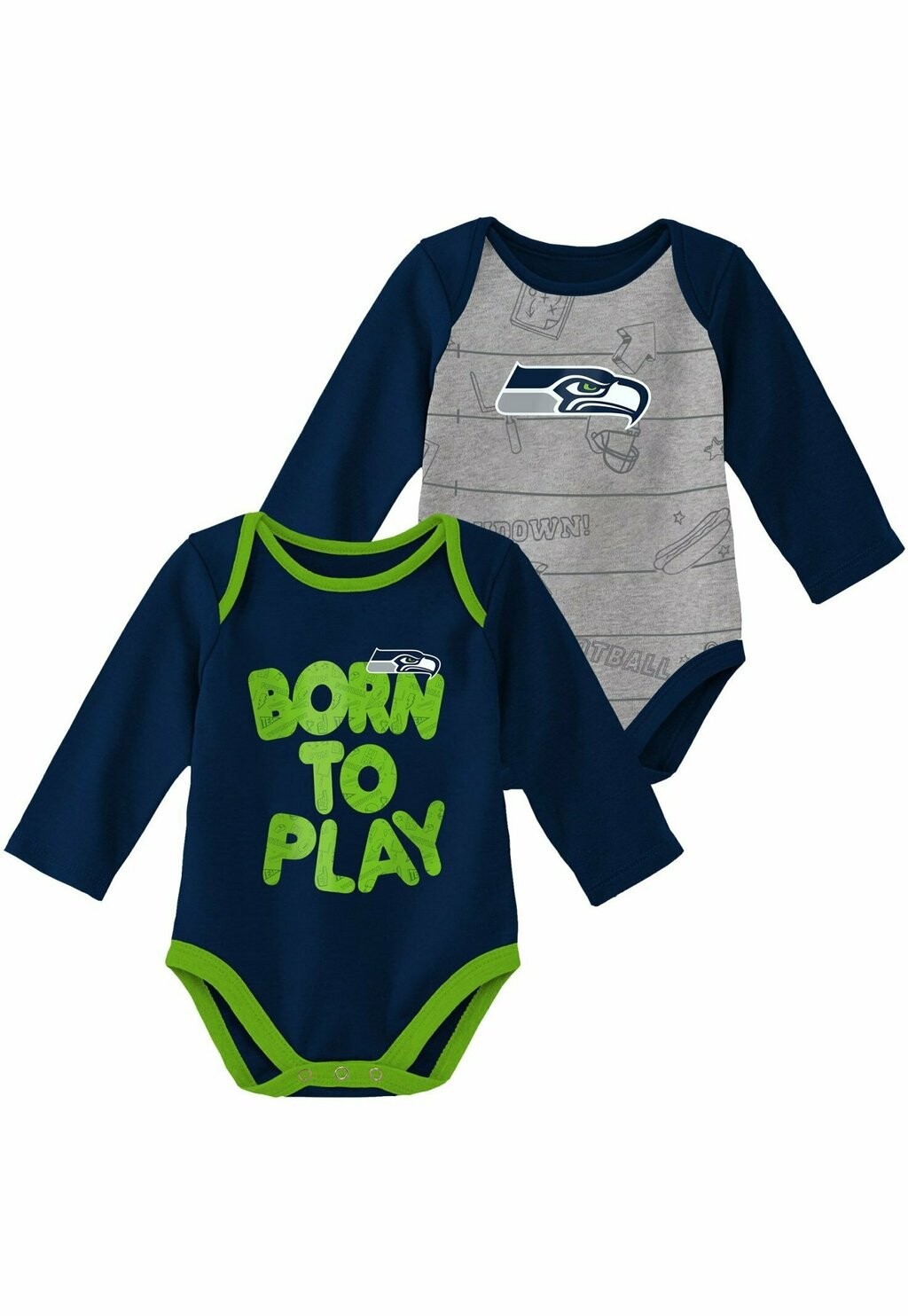 

Боди NFL PACK SEATTLE SEAHAWKS Outerstuff, цвет blue grey