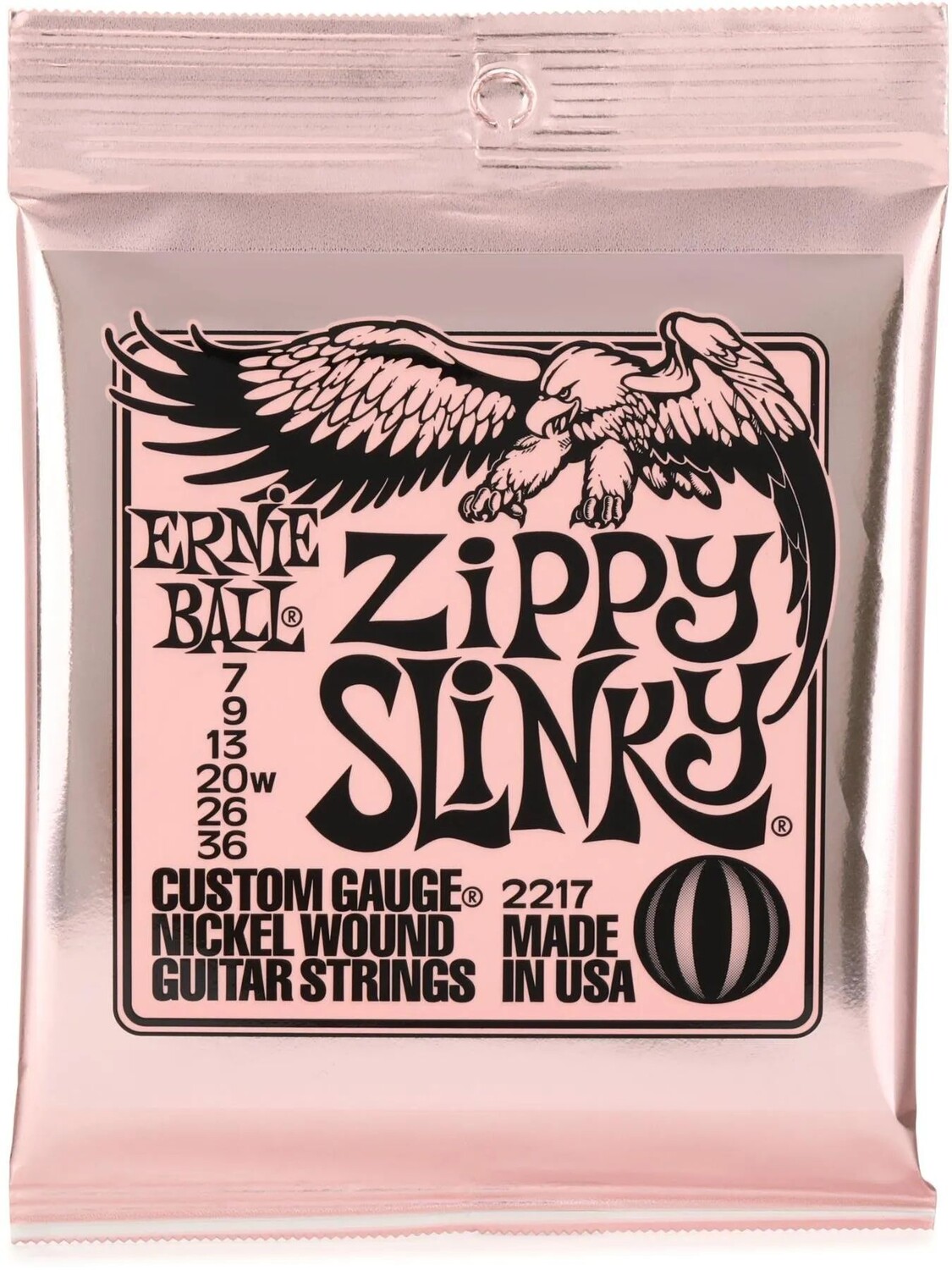 

Струны для электрогитары Ernie Ball 2217 Zippy Slinky с никелевой обмоткой — .007-.036