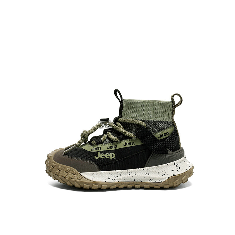 

Кроссовки Jeep Kids Lifestyle Shoes Kids High-top Green, черный