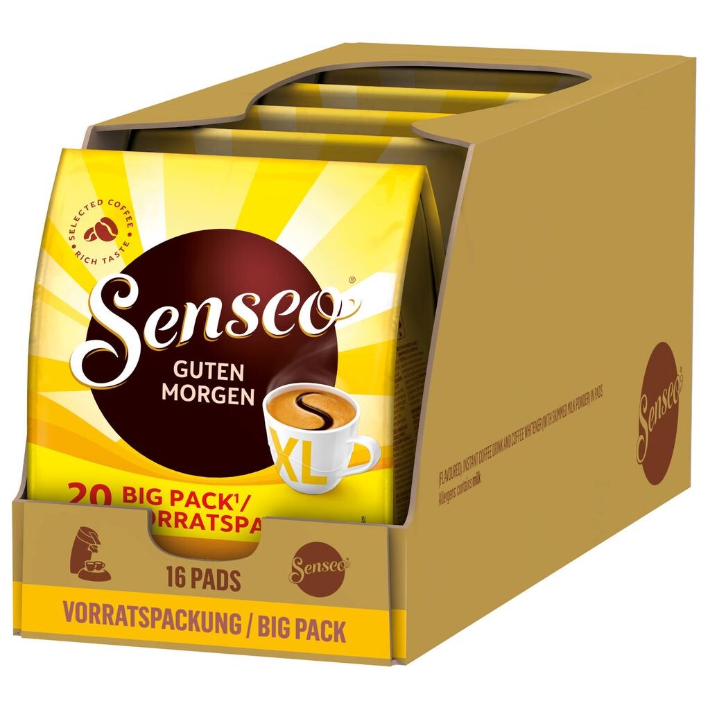 

Подушечки SENSEO Good Morning XL, 5 x 20 напитков, выгодная упаковка