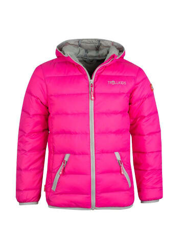 

Пуховик Trollkids Jacke Dovrefjell, цвет Pink/Silbergrau