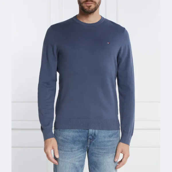 

Классический свитер с круглым вырезом обычного кроя Tommy Hilfiger, синий