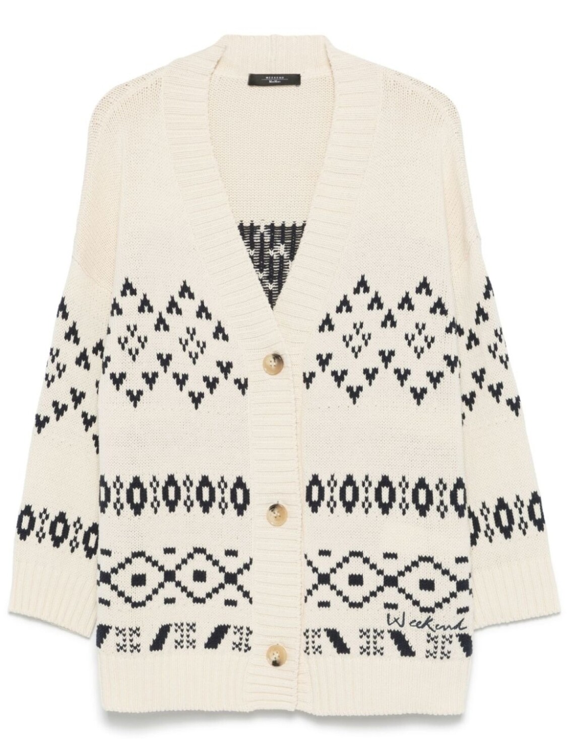 

Кардиган Acacia Weekend Max Mara, нейтральный цвет