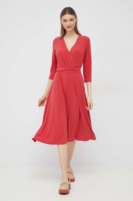Платье Lauren Ralph Lauren, красный лорен к совершенство