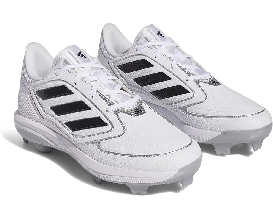 Кроссовки adidas Adizero Purehustle 3 Softball Cleats, цвет Footwear White/Core Black/Silver Metallic