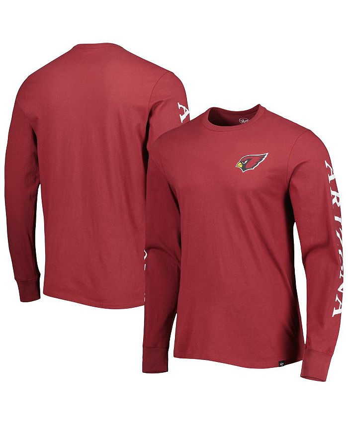 

Мужская футболка с длинным рукавом Cardinal Arizona Cardinals Triple Threat Franklin '47 Brand, красный