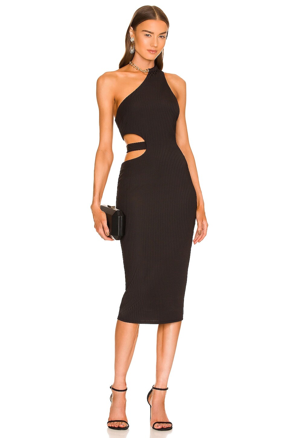 

Платье миди Michael Costello x REVOLVE Scout, черный