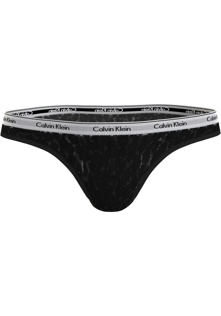Calvin Klein Underwear Бразильские трусы "BRAZILLIAN", с логотипом на поясе, черный