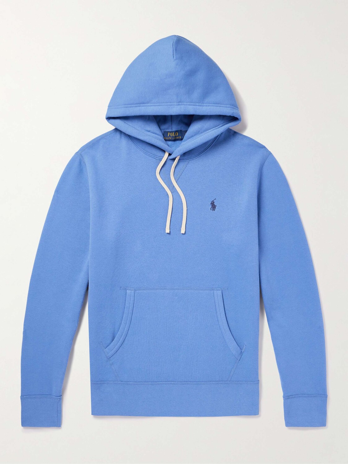 

Худи из хлопкового джерси с вышитым логотипом POLO RALPH LAUREN, синий