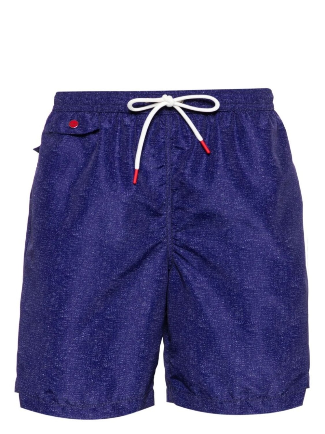 

Kiton плавки-шорты с вышитым логотипом, синий