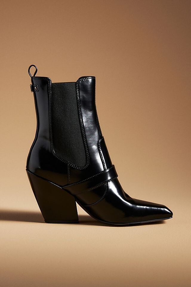 

Сапоги кожаные Sam Edelman Suzette, черный