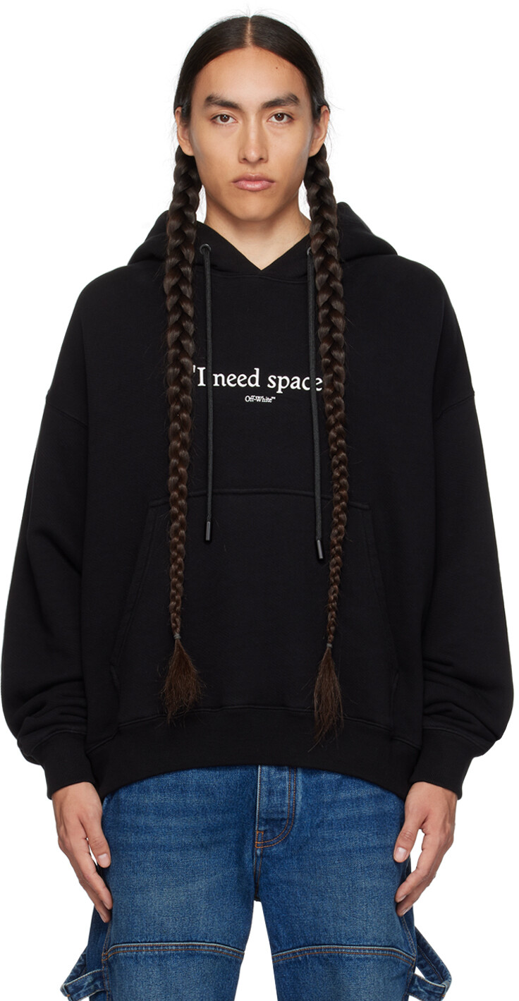 

Off-White Черный худи I Need Space