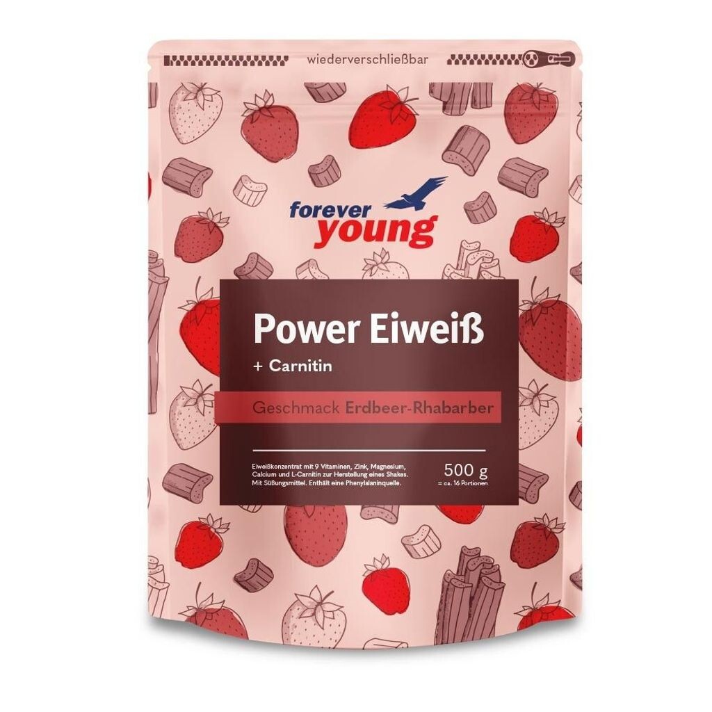 

Вечно молодой доктор. Strunz Power Protein Plus – 500 г клубника-ревень Forever Young