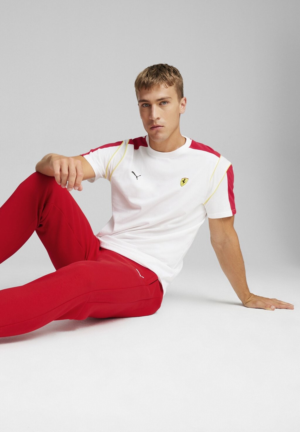 

Футболка с принтом Scuderia Ferrari Race Motorsport Puma, белый