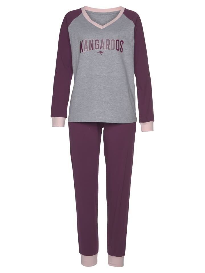 

Пижама Kangaroos, цвет bordeaux-grau-meliert