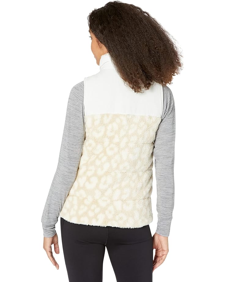 Утепленный жилет Ivory Ella Snow Leopard Sherpa Vest, цвет Snow Leopard цена и фото